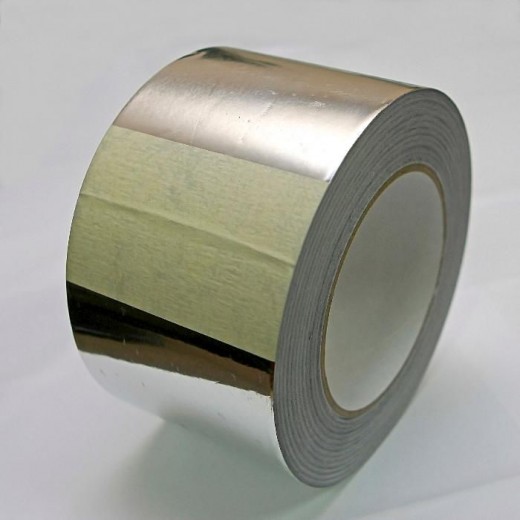 Banda  adeziva de ALUMINIU,75 mm x 50 m